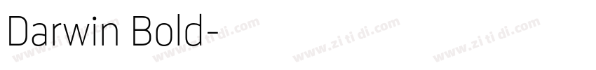 Darwin Bold字体转换